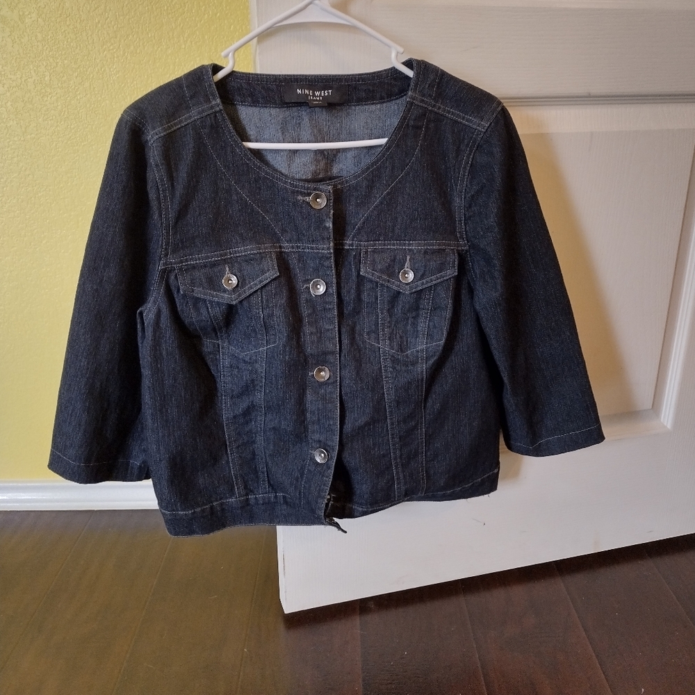 Nine West  Woman's Denim Jacket - Large